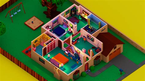 layout of the simpsons house|simpsons house layout planner.